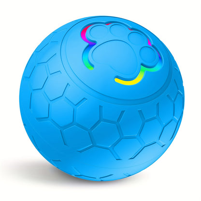 [Interactive Smart Dog Ball] Interactive Smart Dog Ball - 1-Pack 56mm/2.22in Auto Jump & Play Fetch Toy | Type-C Rechargeable, Long-Lasting Battery, Pixelated Design for Puppy Training & Playtime, USB Rechargeable, Userfriend