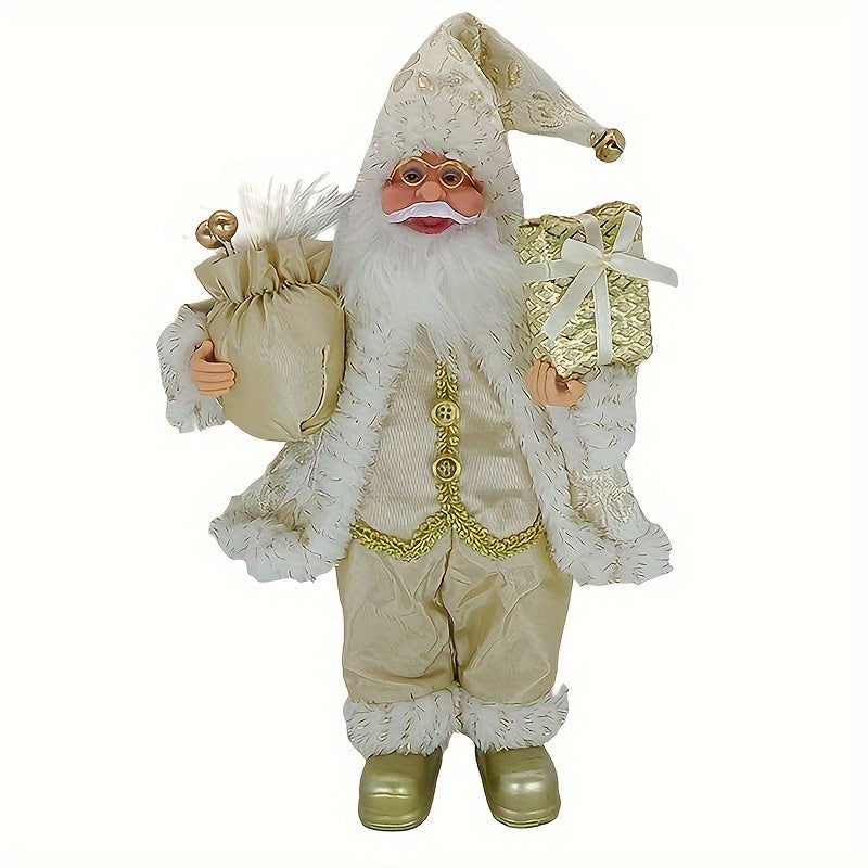 [30cm Santa Claus Ornament] 30Cm Standing Santa Claus Christmas Ornament | Christmas Scene Decoration for Halloween, Fall Home Decor, Collectible Figurine