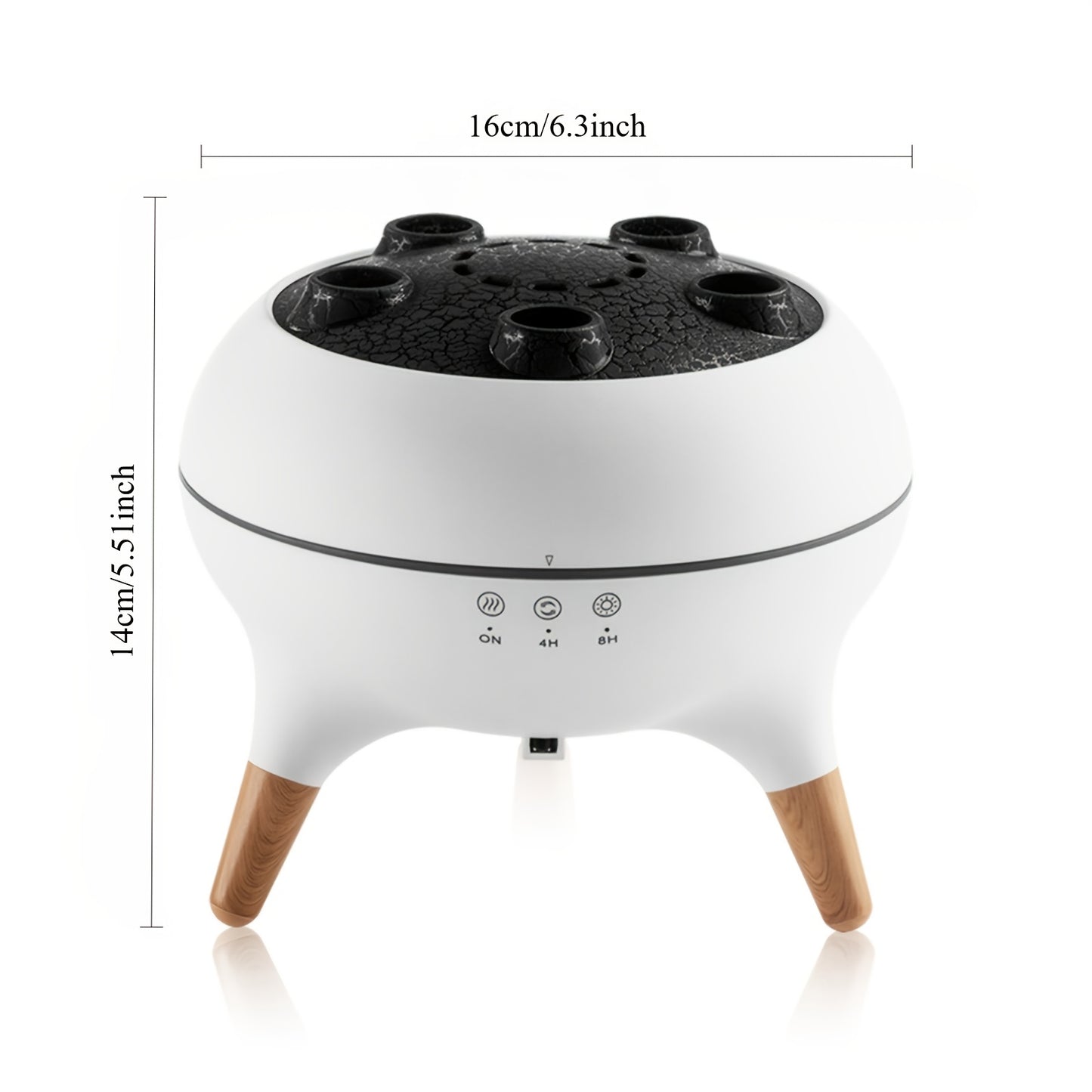 1pc Jellyfish Diffuser, (8.45oz), with Remote Control, 7-Color LED Lights, Easy to Clean & Top Fill, Soundwave technology Technology Operation, Cool Mist Humidifier for Travel, Office, Bedroom and Kids' Room, Travel Humidifie