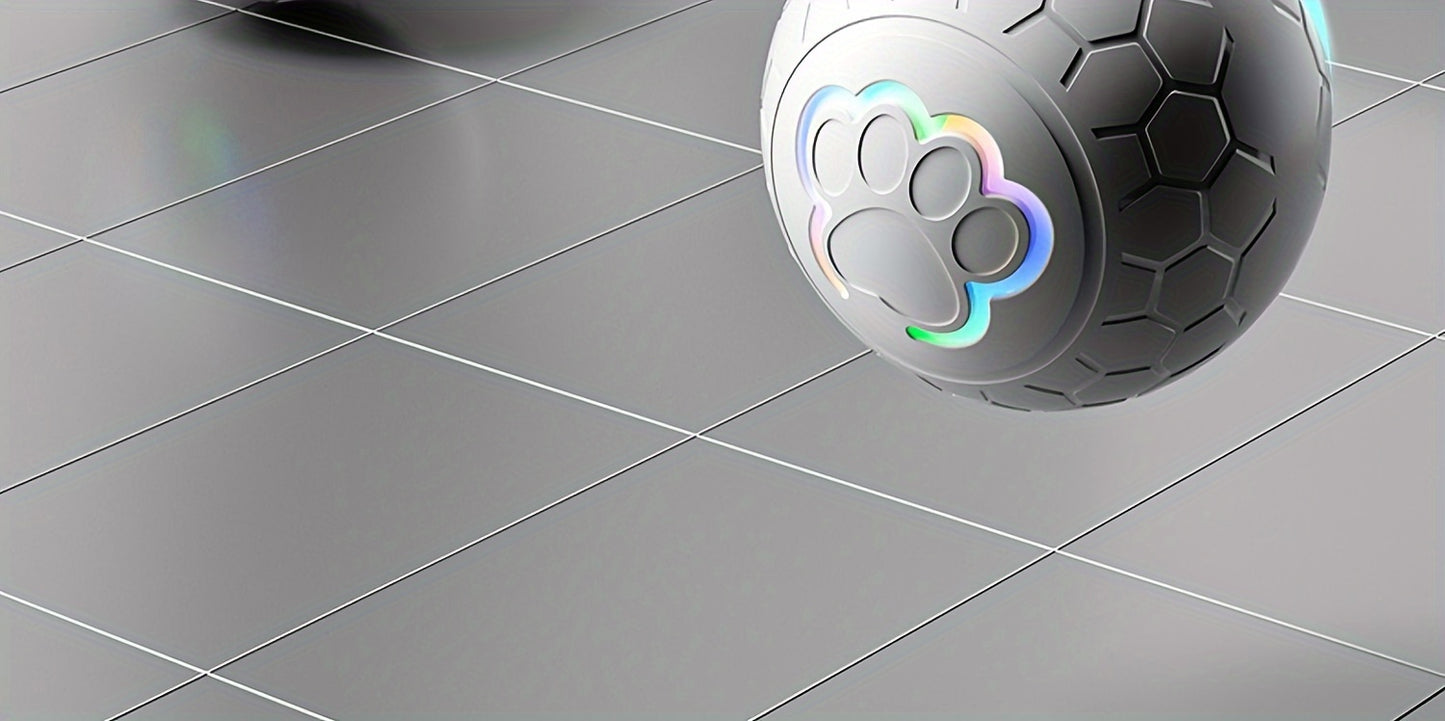 [Interactive Smart Dog Ball] Interactive Smart Dog Ball - 1-Pack 56mm/2.22in Auto Jump & Play Fetch Toy | Type-C Rechargeable, Long-Lasting Battery, Pixelated Design for Puppy Training & Playtime, USB Rechargeable, Userfriend