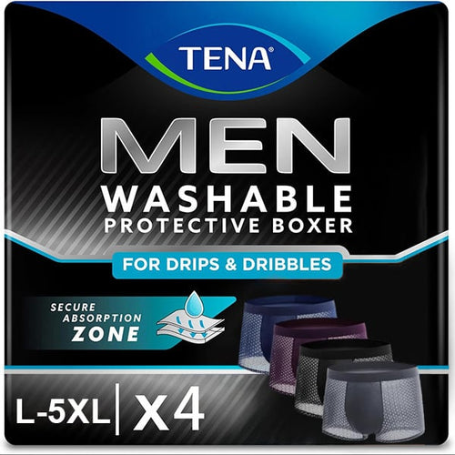 🔥Only 4 Hours Sale:$19.99 -✨TENA Bamboo Fibre Washable Boxer(💖All-Day Protective Comfort)