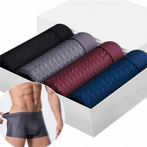 🔥Only 4 Hours Sale:$19.99 -✨TENA Bamboo Fibre Washable Boxer(💖All-Day Protective Comfort)