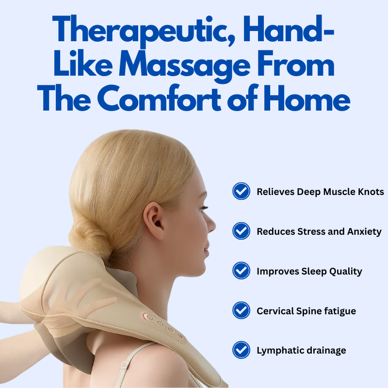 MassagePro™ Neck & Shoulder Massager – Pain Relief & Muscle Relaxation